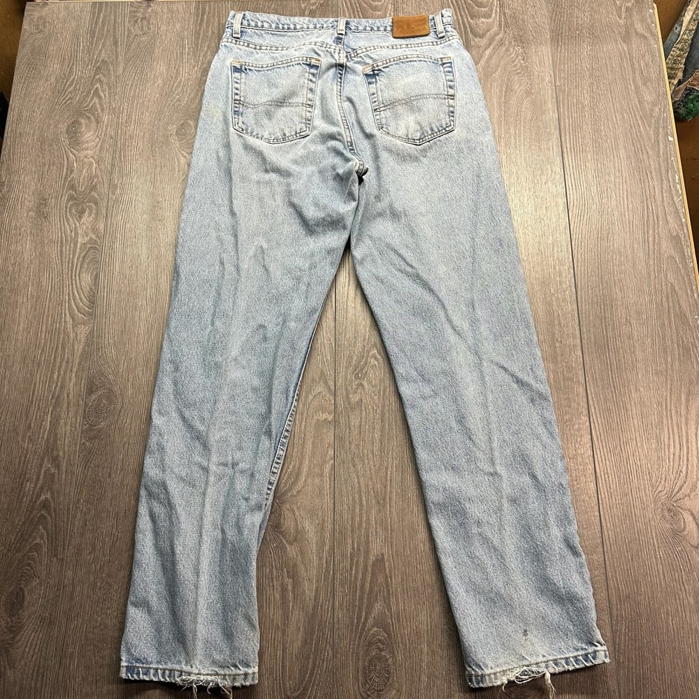 Vintage Polo Jeans Co Ralph Lauren Mens 32x31 Relaxed Fit Light Wash Denim Blue